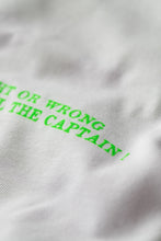 Carica l'immagine nel visualizzatore di Gallery, T-shirt "CAPTAIN" White/Green