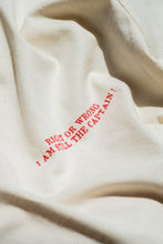 Carica l'immagine nel visualizzatore di Gallery, T-shirt "CAPTAIN" Natural/Red