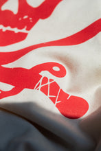 Carica l'immagine nel visualizzatore di Gallery, T-shirt "CAPTAIN" Natural/Red