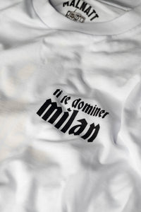 T-shirt "Ti te dominet Milan" White/Color