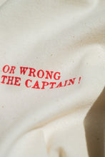 Carica l&#39;immagine nel visualizzatore di Gallery, T-shirt &quot;CAPTAIN&quot; Natural/Red
