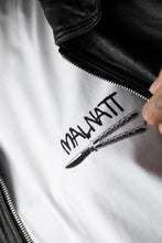 Carica l&#39;immagine nel visualizzatore di Gallery, MALNATT x KOMBATAN LAMBRATE - Tshirt White Limited Edition
