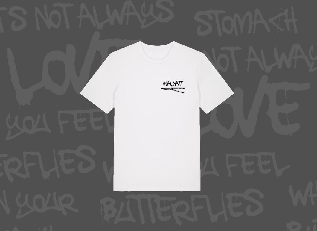 MALNATT x KOMBATAN LAMBRATE - Tshirt White Limited Edition