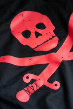 Carica l&#39;immagine nel visualizzatore di Gallery, T-shirt &quot;CAPTAIN&quot; Black/Red
