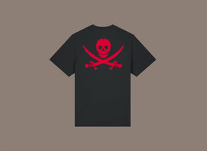 T-shirt "CAPTAIN" Black/Red